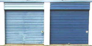 Storage Door Oxidized and Refinished