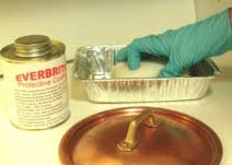 Dip the applicator completely into the coating to avoid streaking
