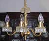 Brass Chandelier restored with ProtectaClear