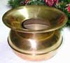 Brass Spitoon protected from tarnish